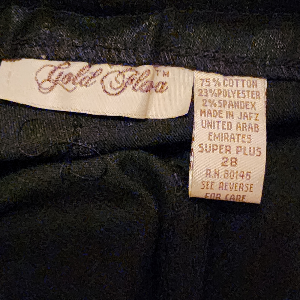 Gold Flex Women's Black Straight Leg Jeans